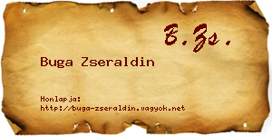 Buga Zseraldin névjegykártya